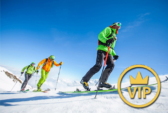 Ski de randonnée à Font-Romeu - session sur mesure avec un guide durant une demi journée